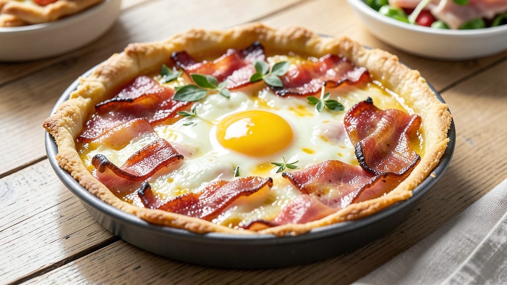Bacon, Ham, and Cheese Quiche Recipe: Savory Breakfast Layers With Crispy Crust