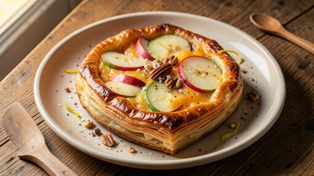 Apple Cheese Pastry Recipe: Caramelized Apples and Sharp Cheddar in Flaky Layers