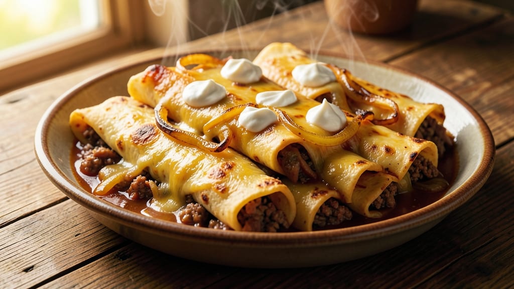 Authentic Cheese and Onion Enchiladas Recipe: Crispy-Topped Comfort with Bold Flavor Layers