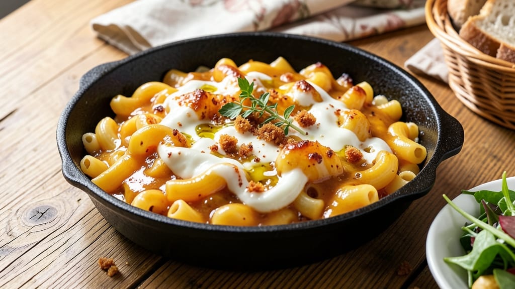 Auntie Fee’s Dumb Mac and Cheese Recipe: Smoky Cheddar Crust Over Gooey Pull-Apart Layers
