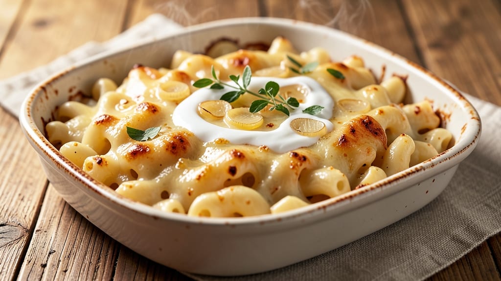 Baked Mac and Cheese Recipe With Velveeta Block: Crispy Top, Melty Streaks in One Pan