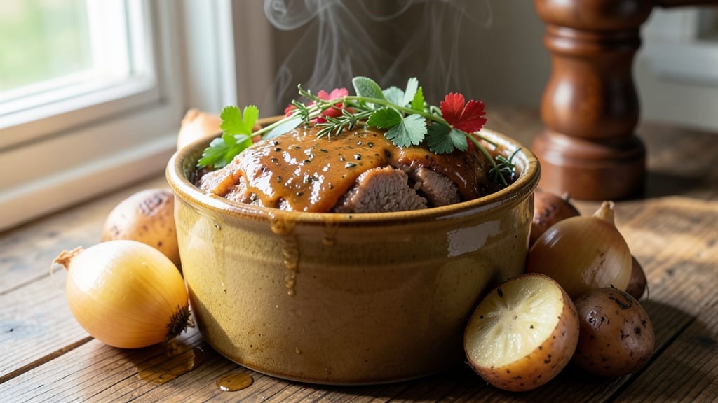 Amish Head Cheese Recipe: Savory Pork and Potato Loaf With Herbed Crust