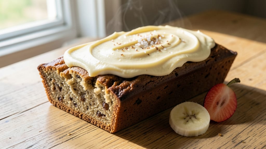 Banana Bread Recipe With Cream Cheese Frosting: Swirls of Warm Spice and Tangy Sweetness