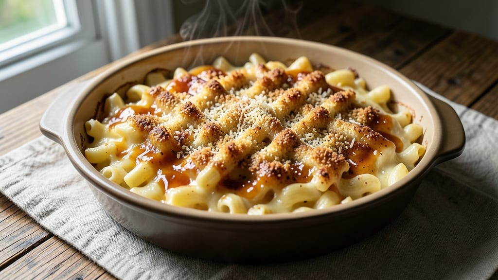 Baked Mac and Cheese Recipe for 12: Crowd-Pleasing Crunch-Top Masterpiece