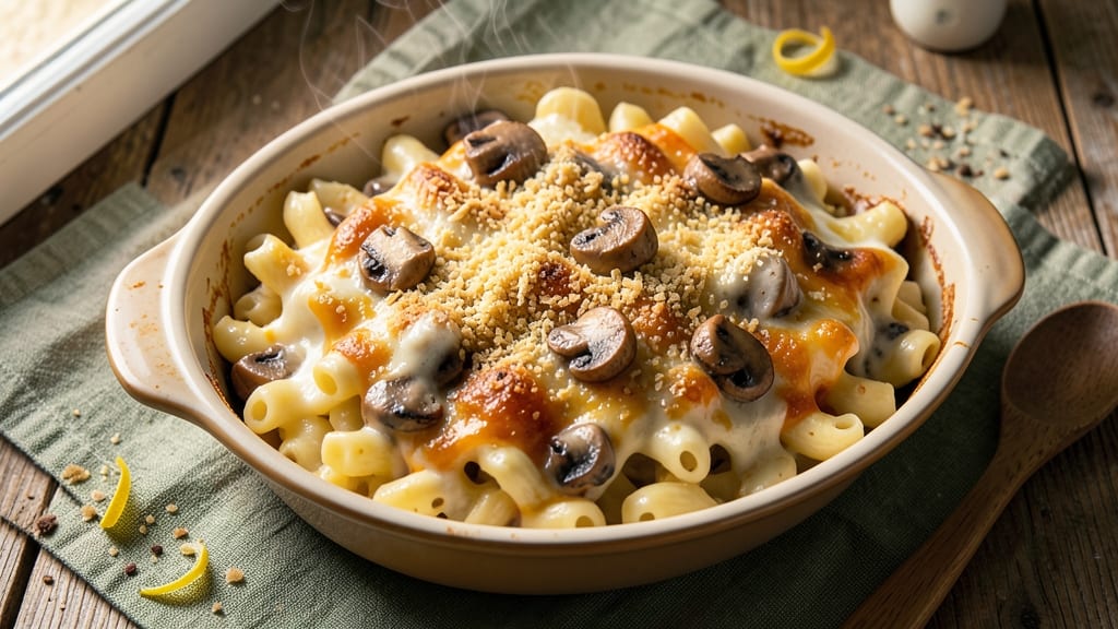 Baked Mac and Cheese Recipe with Cream of Mushroom Soup: Umami Depth Without the Soup Can Taste