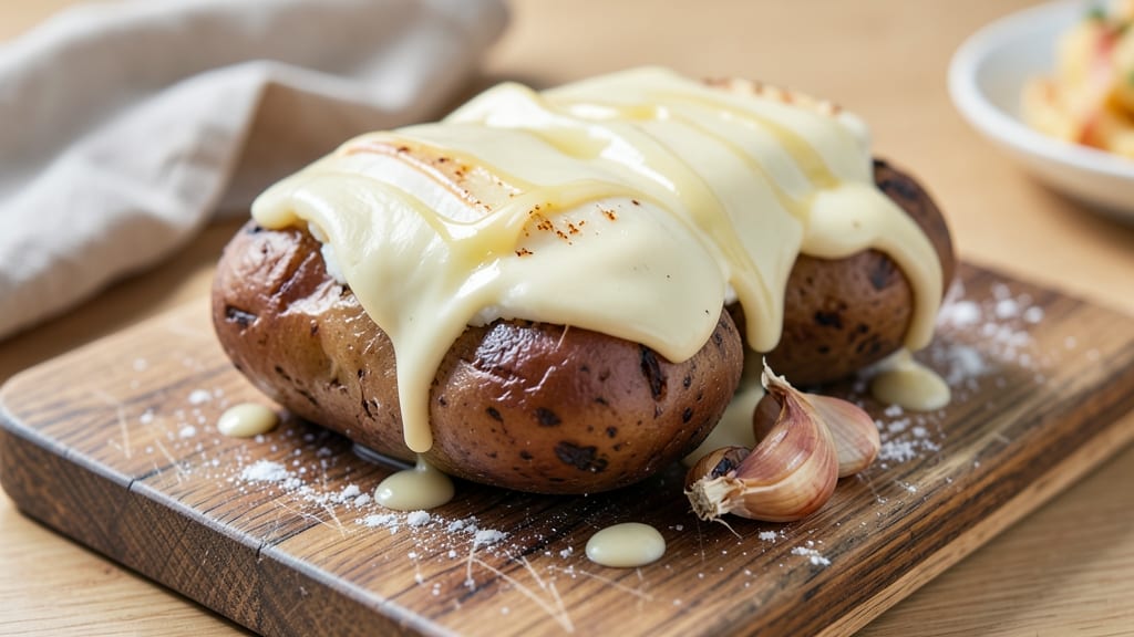 American Cheese Potato Recipe: Crusty Top, Creamy Cheese Rivers
