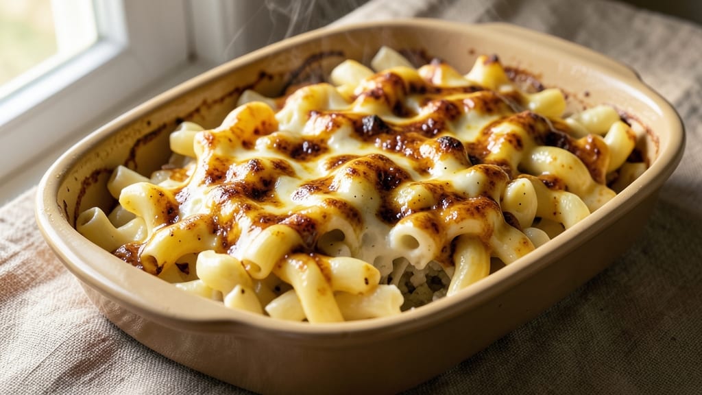 Baked Mac and Cheese Recipe With Mustard: Sharp-Spiced Crunch Top Twist