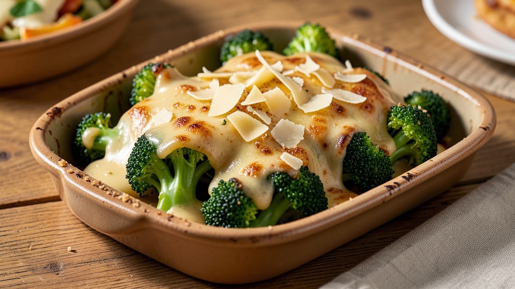 Baked Broccoli with Cheese Sauce Recipe: Crispy-Topped Veggie Casserole Magic