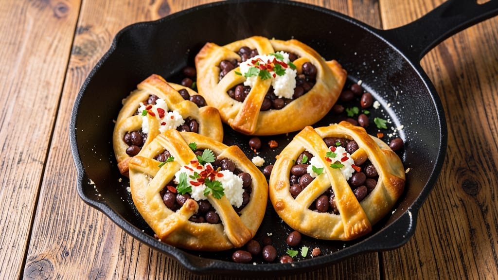 Bean and Cheese Empanadas Recipe: Flaky Layers With Melty Cheese Filling