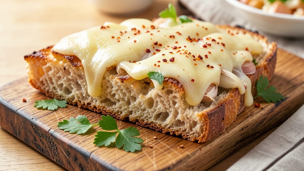 Asiago Cheese Garlic Bread Recipe: Crispy Crust With Melty Pulls