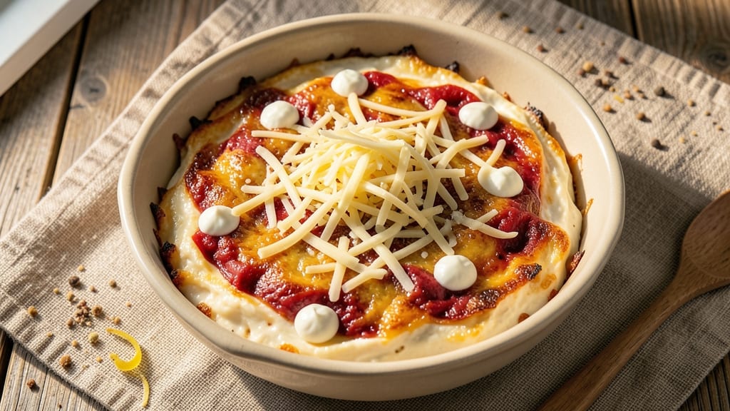 Baked Cream Cheese Salsa Dip Recipe: Crispy Top, Cool Salsa Swirls