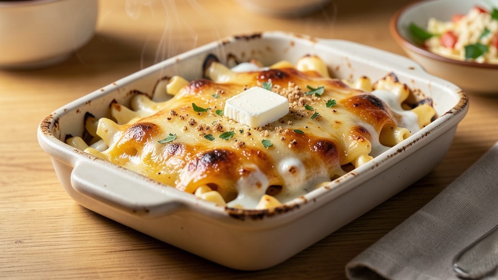 Baked Mac And Cheese Recipe 8x8 Pan: Golden Crust, Single-Serve Portion Control