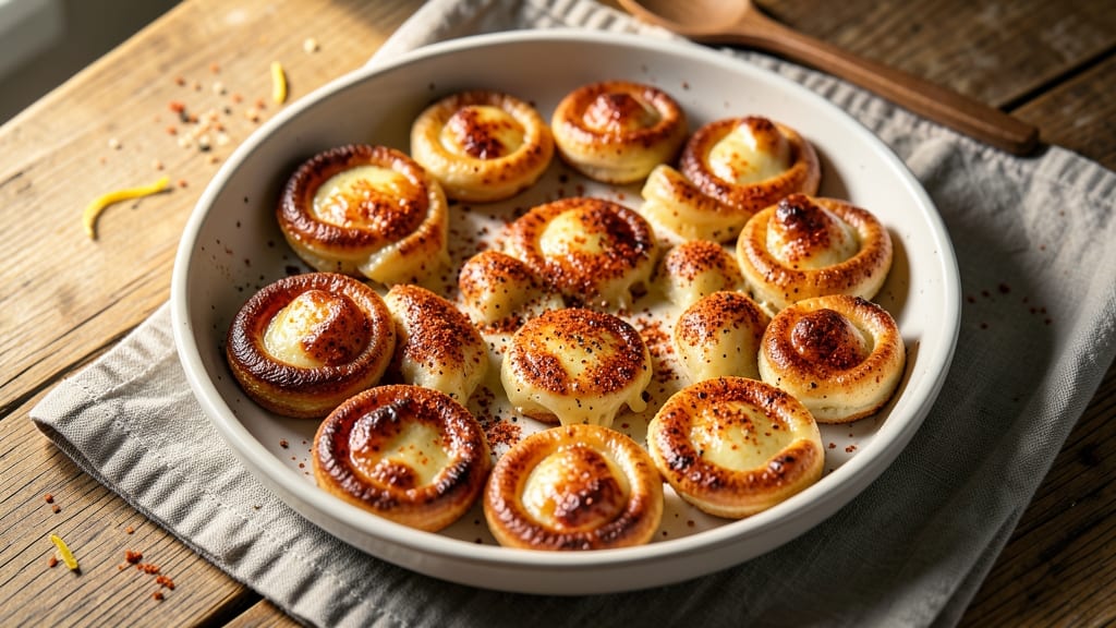 Baked Cheese Snacks Recipe: Crispy Bites With Melty Centers in One Pan