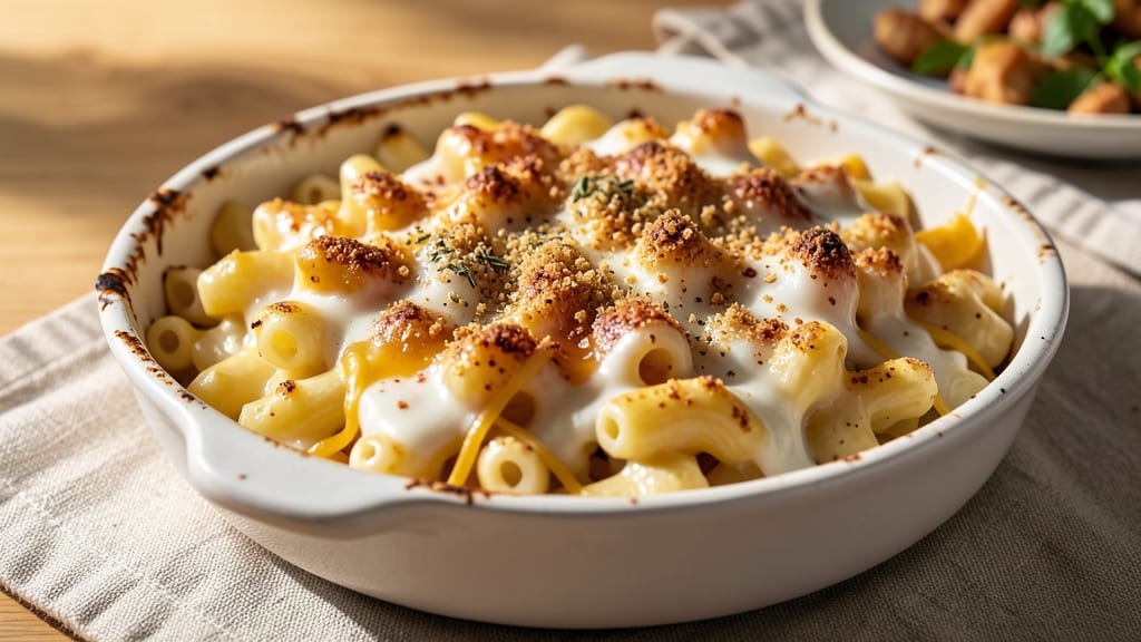 Baked Mac And Cheese Recipe Like Chick Fil A: Crispy Top, Melty Cheese Magic
