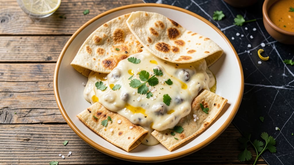 Asadero Cheese Recipe: Crispy Tortilla Top With Smoky Cheddar Streaks