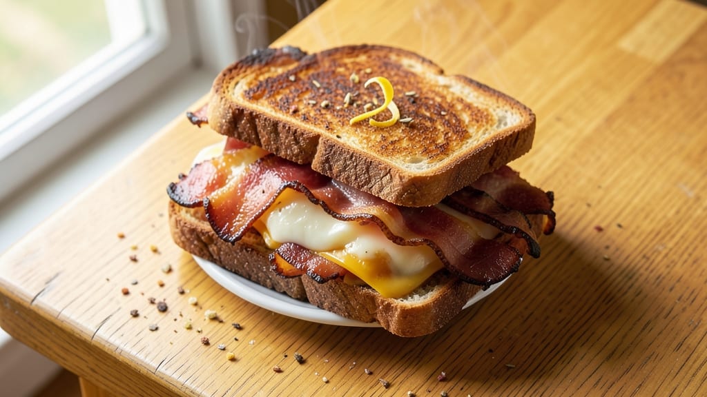 Bacon-Wrapped Grilled Cheese Recipe: Smoky Crispy Edges and Melty Cheese Rivers