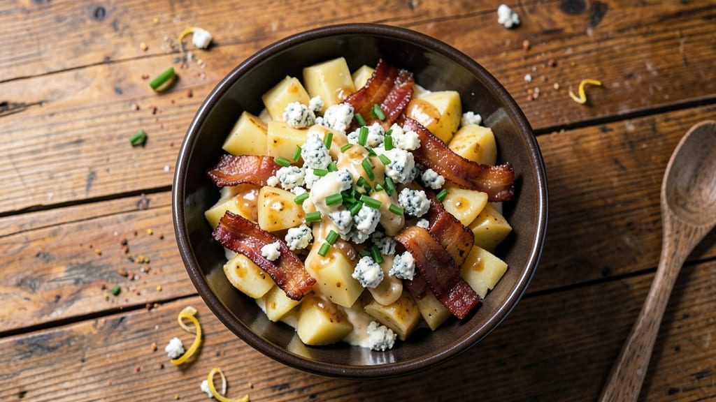 Bacon Blue Cheese Potato Salad Recipe: Smoky Crunch Meets Tangy Creaminess