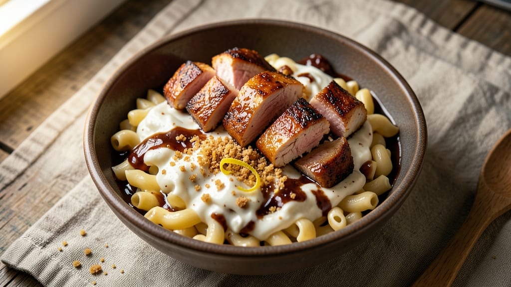 BBQ Chicken Mac and Cheese Recipe: Smoky Crispy Top Meets Gooey Pull-Apart Cheese