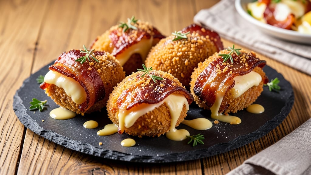 Bacon and Cheese Croquettes Recipe: Golden Crispy Bites With Melty Centers