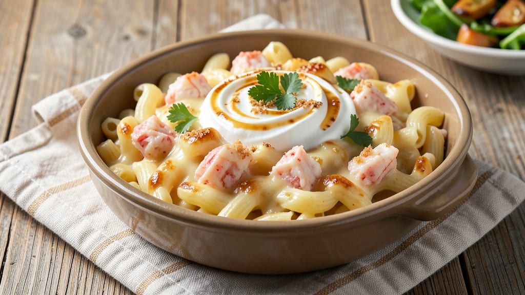 Baked Crab Macaroni and Cheese Recipe: Sweet Seafood Twist on a Classic