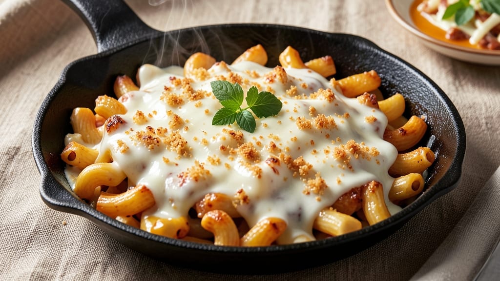 Baked Mac N Cheese Recipe with Heavy Cream: Crispy Crust, Ultra-Rich Pull-Apart Magic