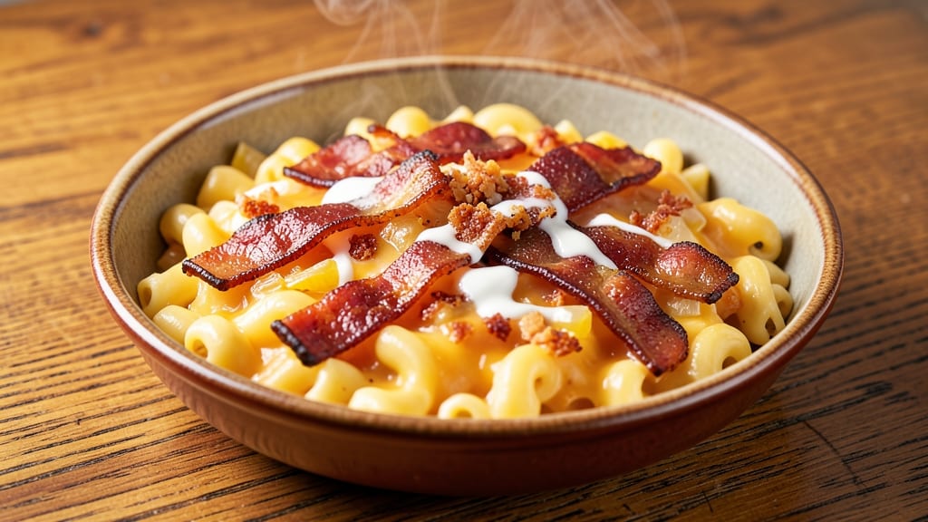 Bacon Mac and Cheese Recipe Stovetop: Smoky Crispy Bacon Topped Every Bite