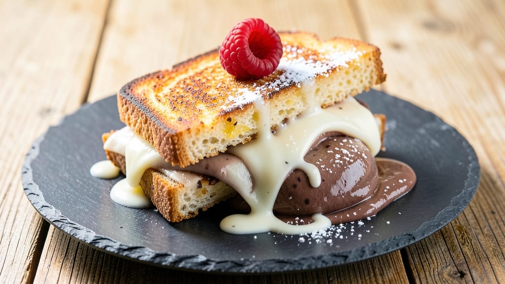 Beaches and Cream Grilled Cheese Recipe: Triple-Layered Warm Chocolate Magic