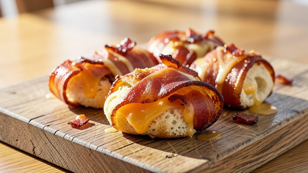 Bacon and Cheese Dog Treats Recipe: Crispy Bites With Smoky, Melty Magic