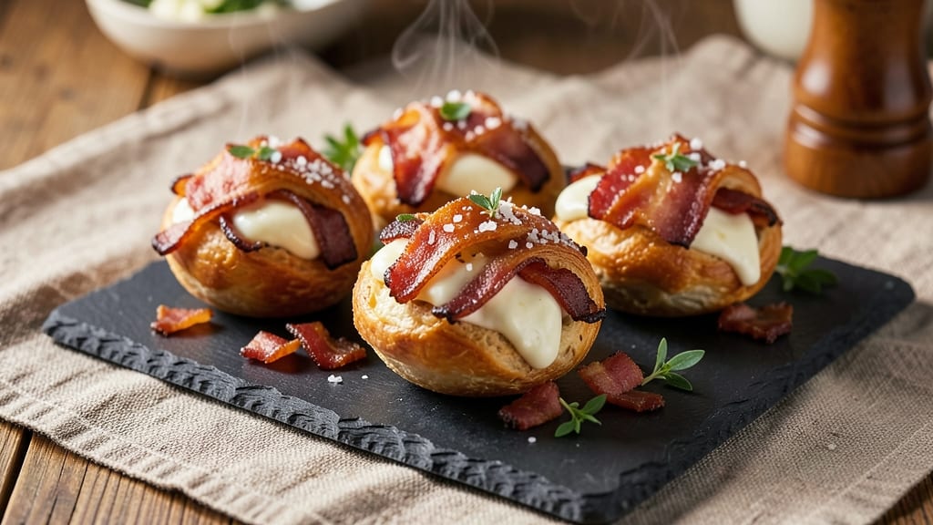Bacon Cream Cheese Bombs Recipe: Crispy Shells With Gooey Pull-Apart Cheese